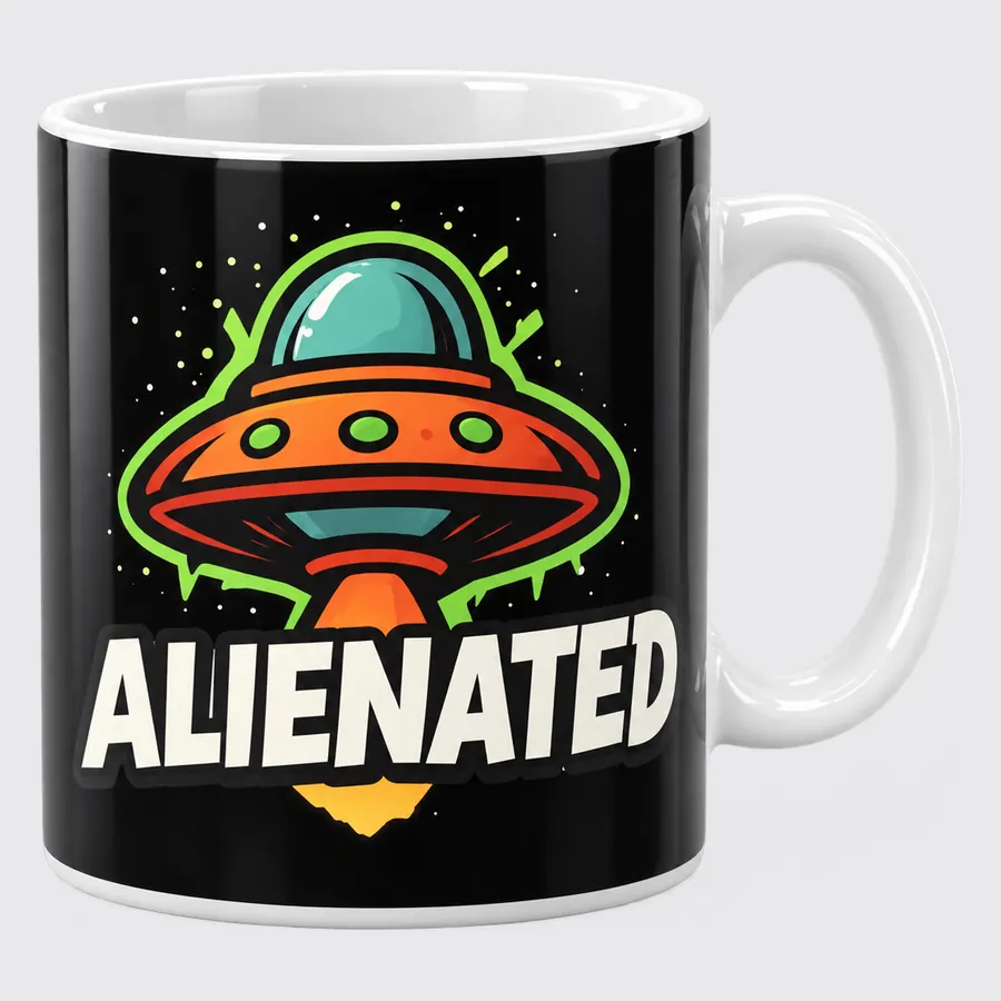 Alienated UFO Color-Changing Mug